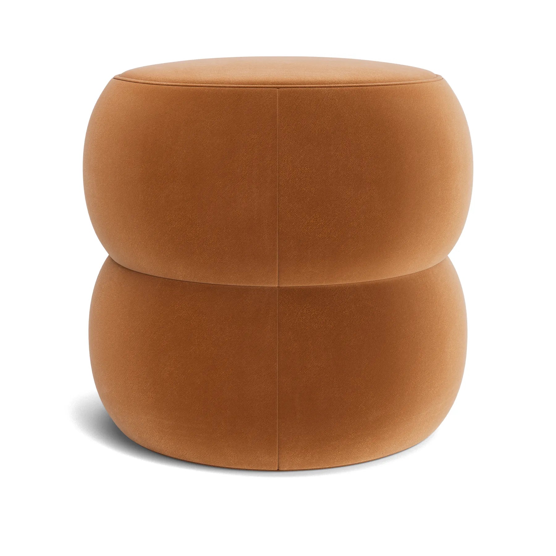 Roll Small Ottoman - Opal Ochre