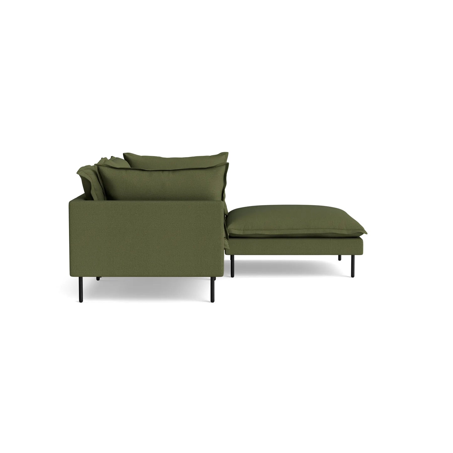 Seam 3 Seater Chaise Sofa - Siena Forest