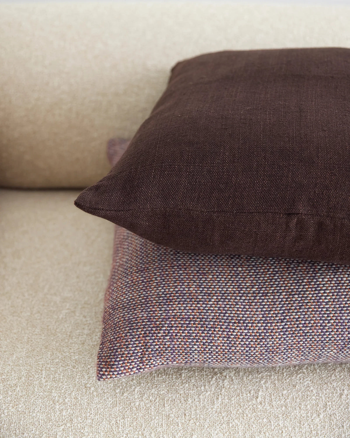 Heavy Linen Cushion - Rye