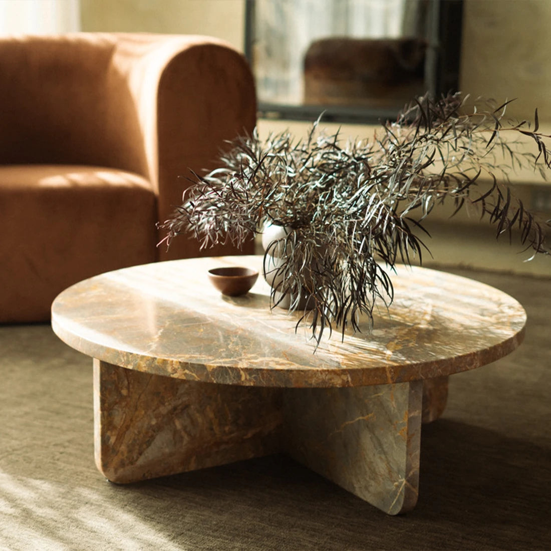 Artie Coffee Table - Earth Marble