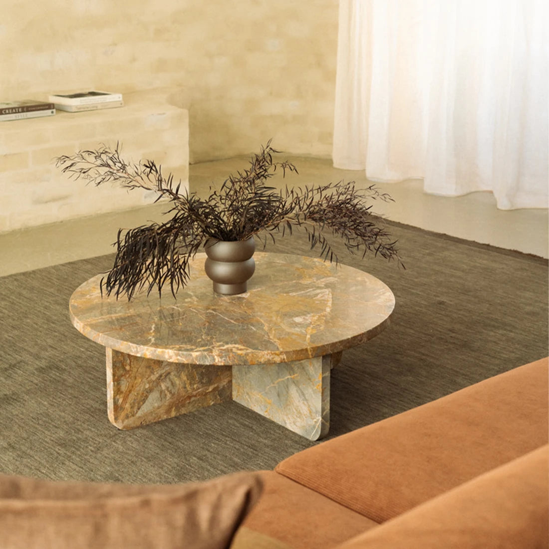 Artie Coffee Table - Earth Marble