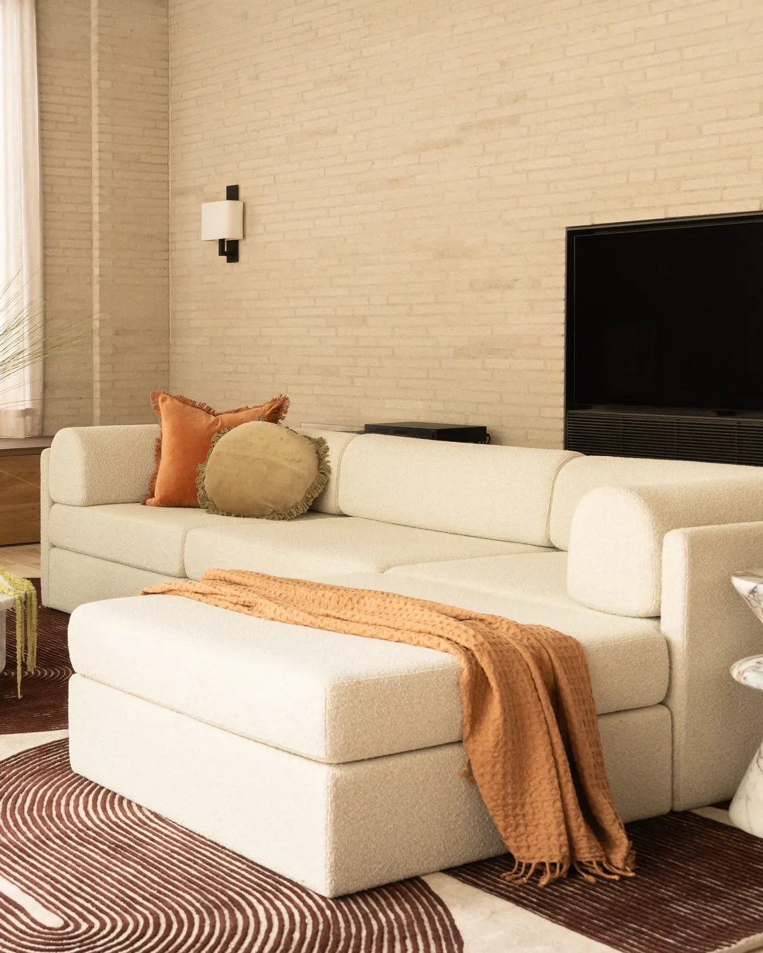 Addy Ottoman - Copenhagen Grey