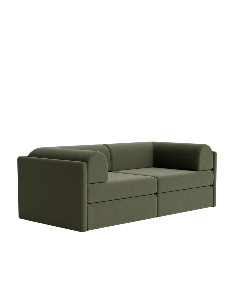 Addy 3 Seater Sofa - Eden Leaf