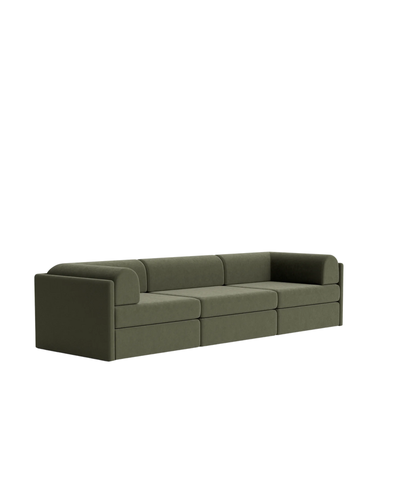 Addy 4 Seater Sofa - Eden Leaf