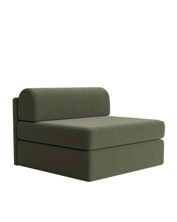 Addy Armless Middle Module - Eden Leaf