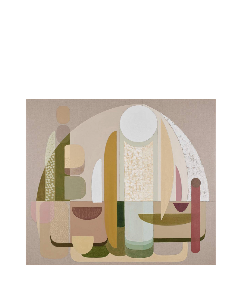 Adonis Canvas Print 60cm x 69cm White Frame