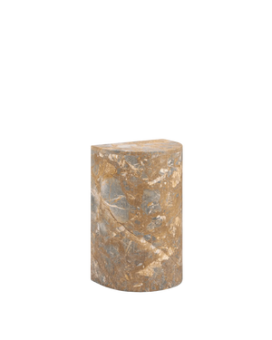 Airy Low Plinth - Earth Marble