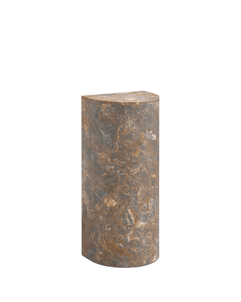 Airy Tall Plinth - Earth Marble