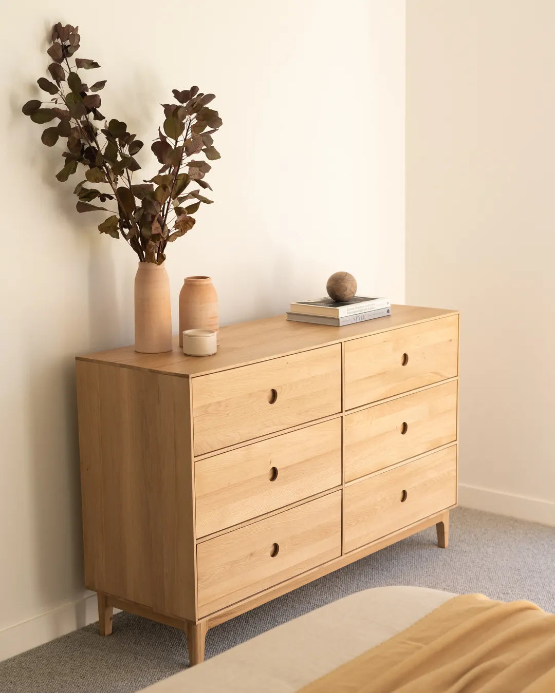 Ambience 6 Drawer Chest - Oak