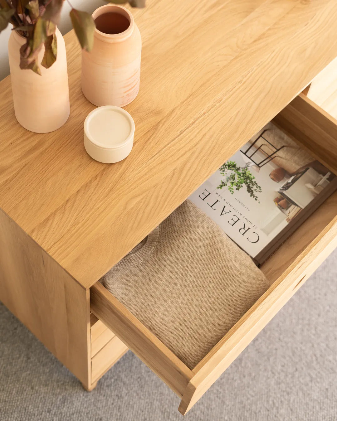 Ambience 6 Drawer Chest - Oak