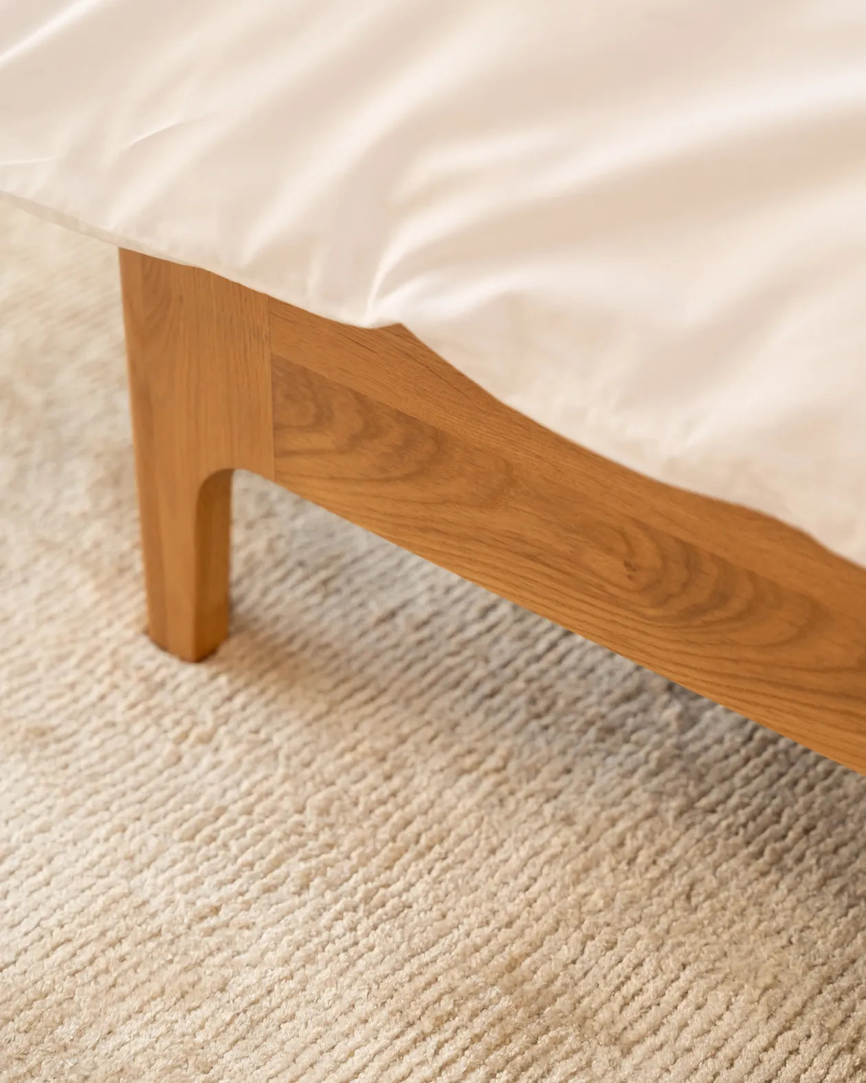 Ambience Queen Bed Base - Oak