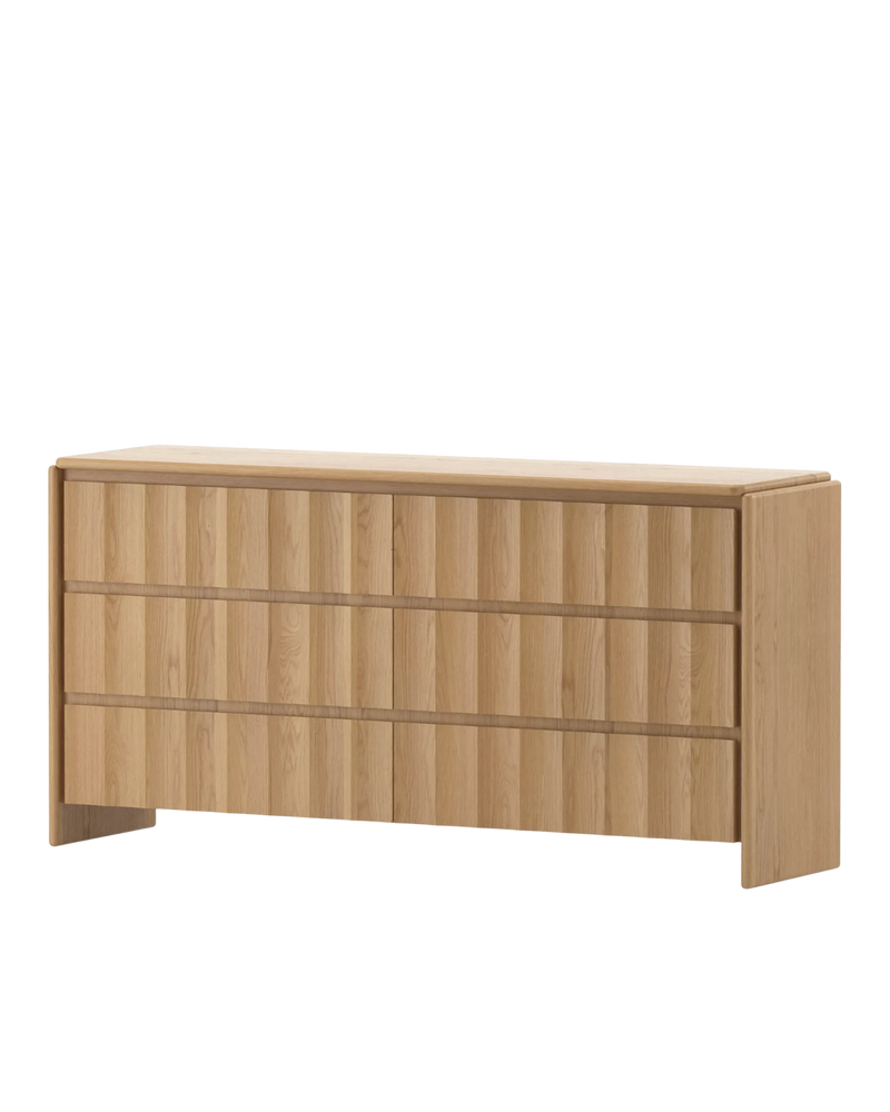 Anton 6 Drawer Chest - Oak