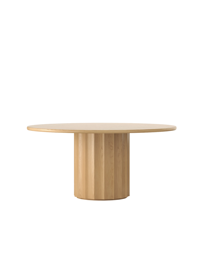 Anton Round Dining Table 160cm - Oak