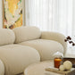 Ondo Right Hand Corner Module - Maya Cream Boucle