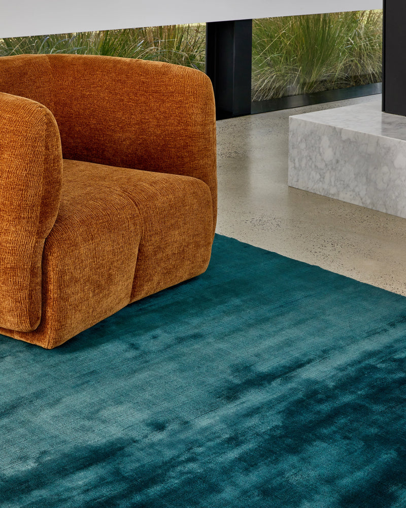 Aura Rug - Teal 300cm x 400cm