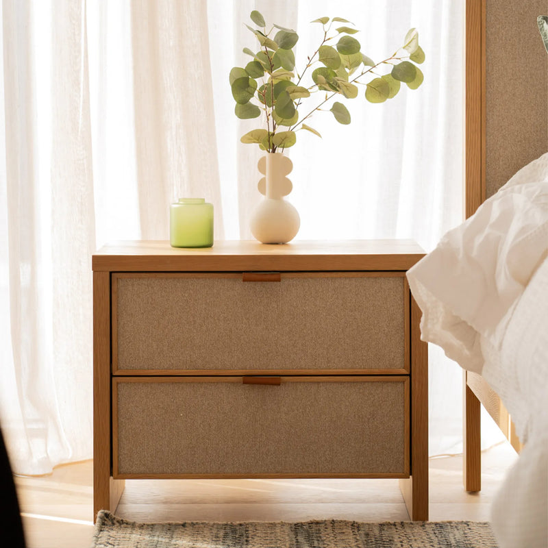 Peggy Bedside Table - Oak