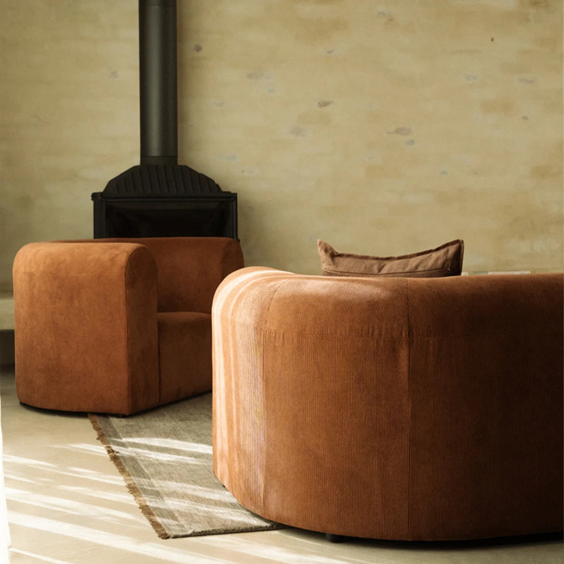Berg Armchair - Corduroy Cocoa