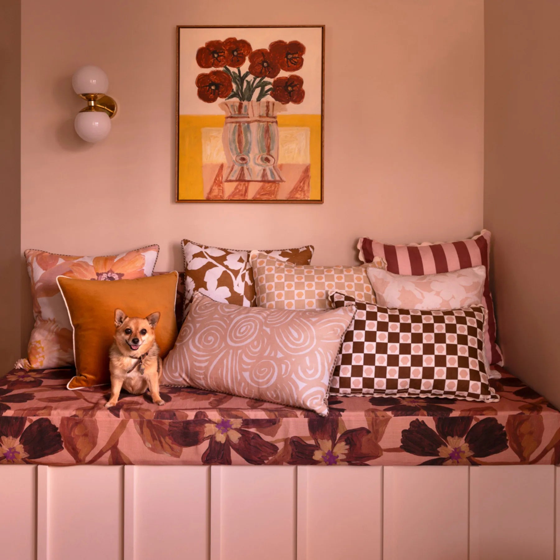 Shell Check Buff Cushion - Rust