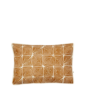 Maze Cushion - Tan