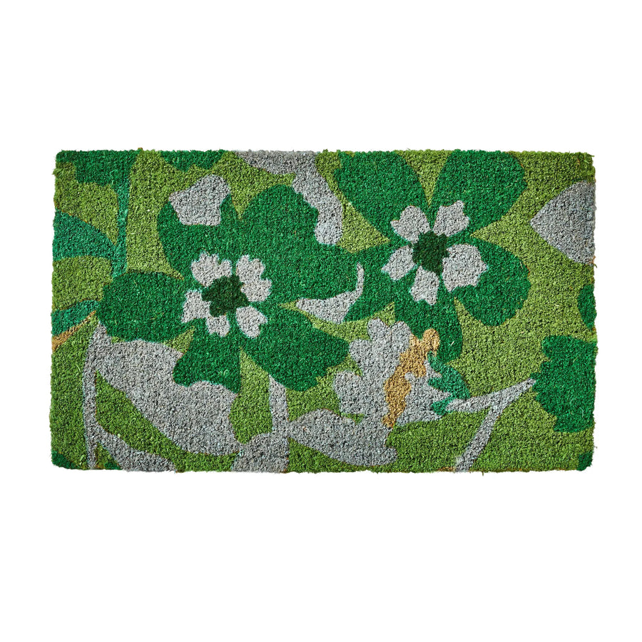 Cosmos Door Mat - Green