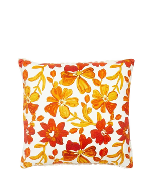 Small Dogwood Cushion - Rust