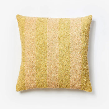 Boucle Stripe Cushion - Wheat