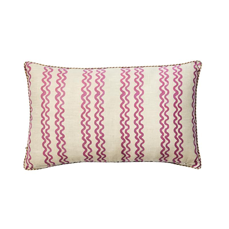Double Waves Cushion - Purple