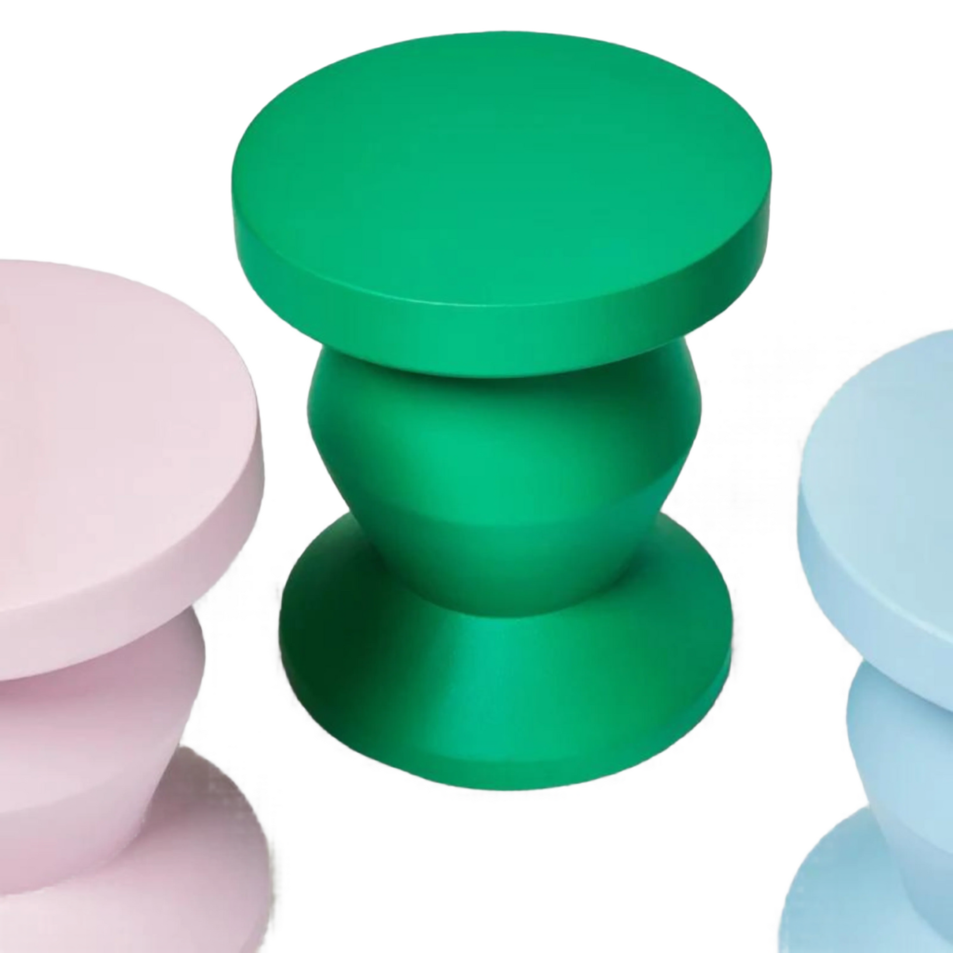 Pedestal Side Table - Green