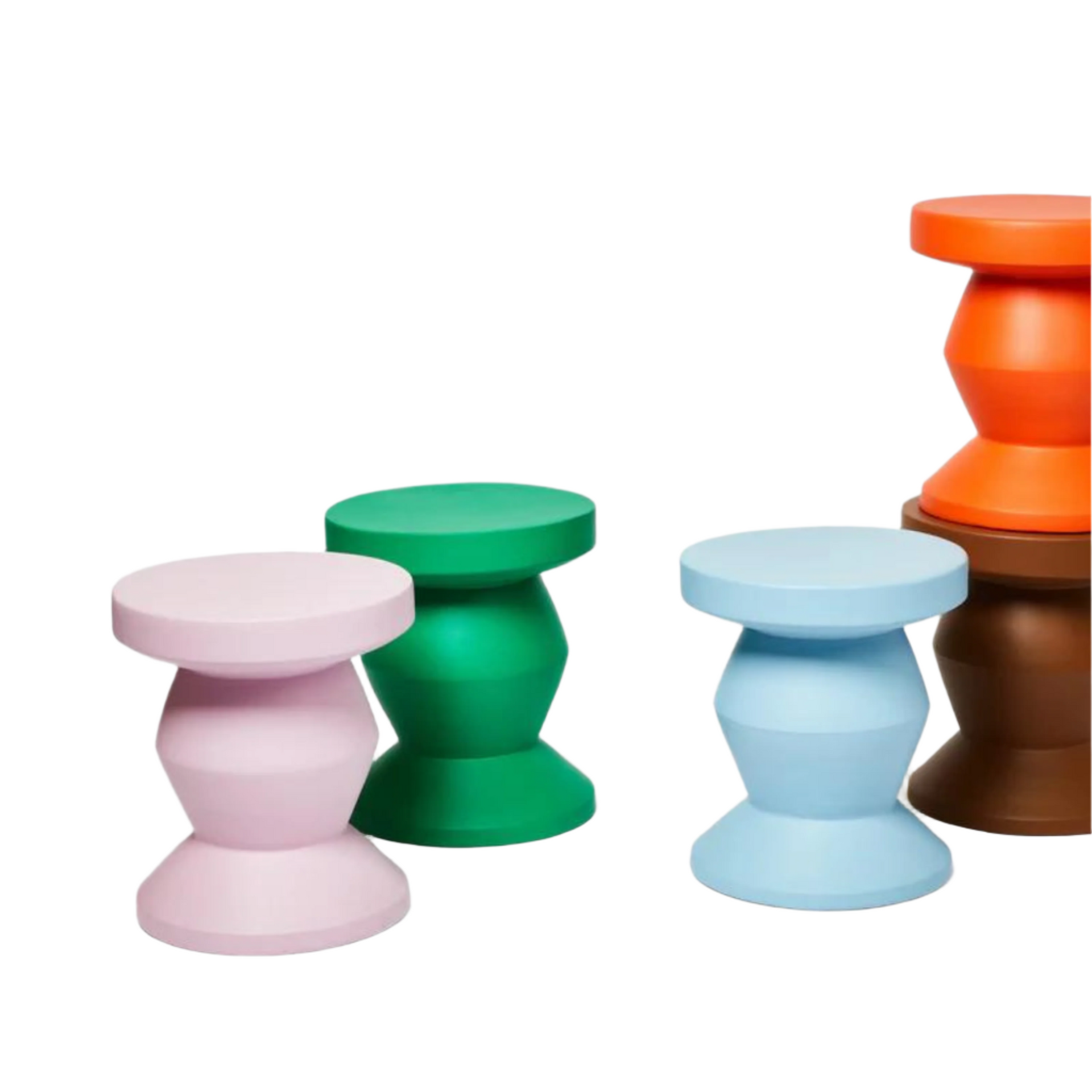 Pedestal Side Table - Green