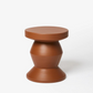 Pedestal Side Table - Chocolate