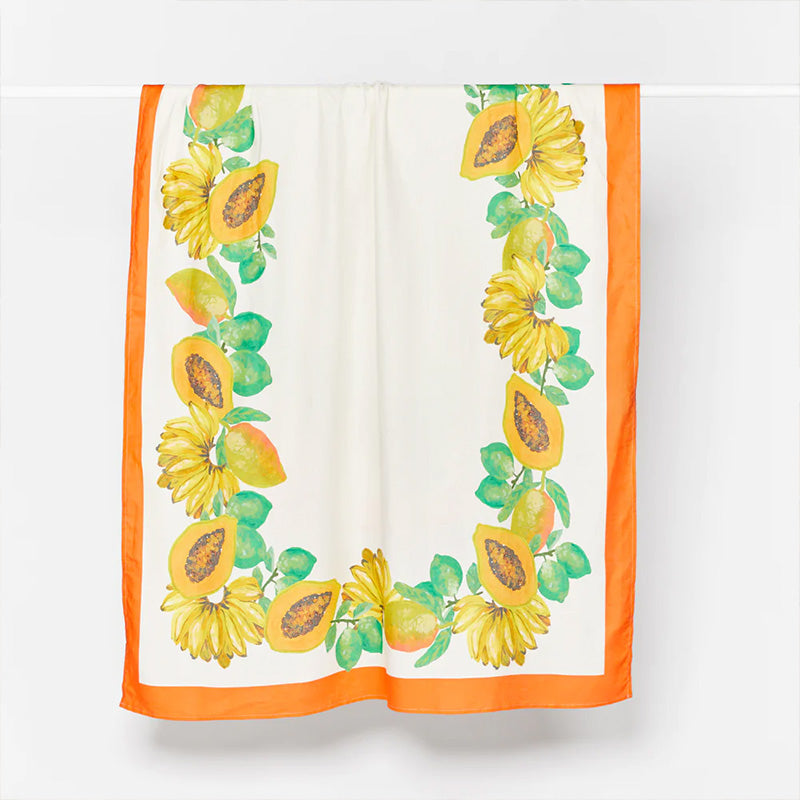 Papaya Tablecloth - Border Multi