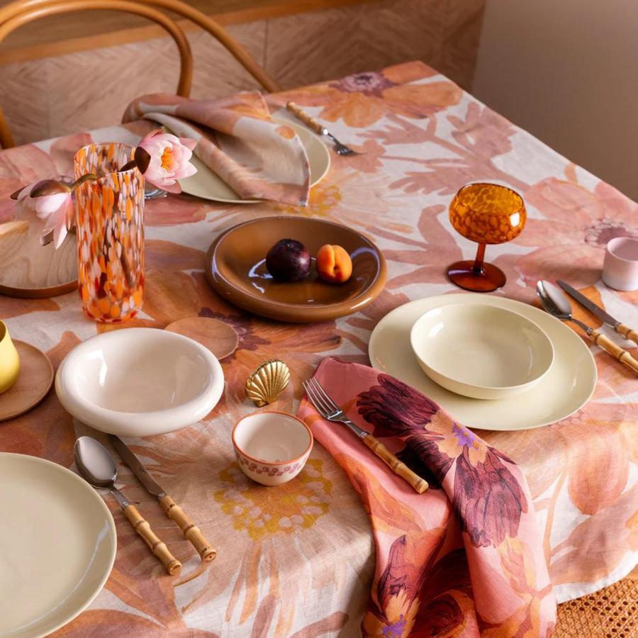 Cornflower Medium Tablecloth - Pink