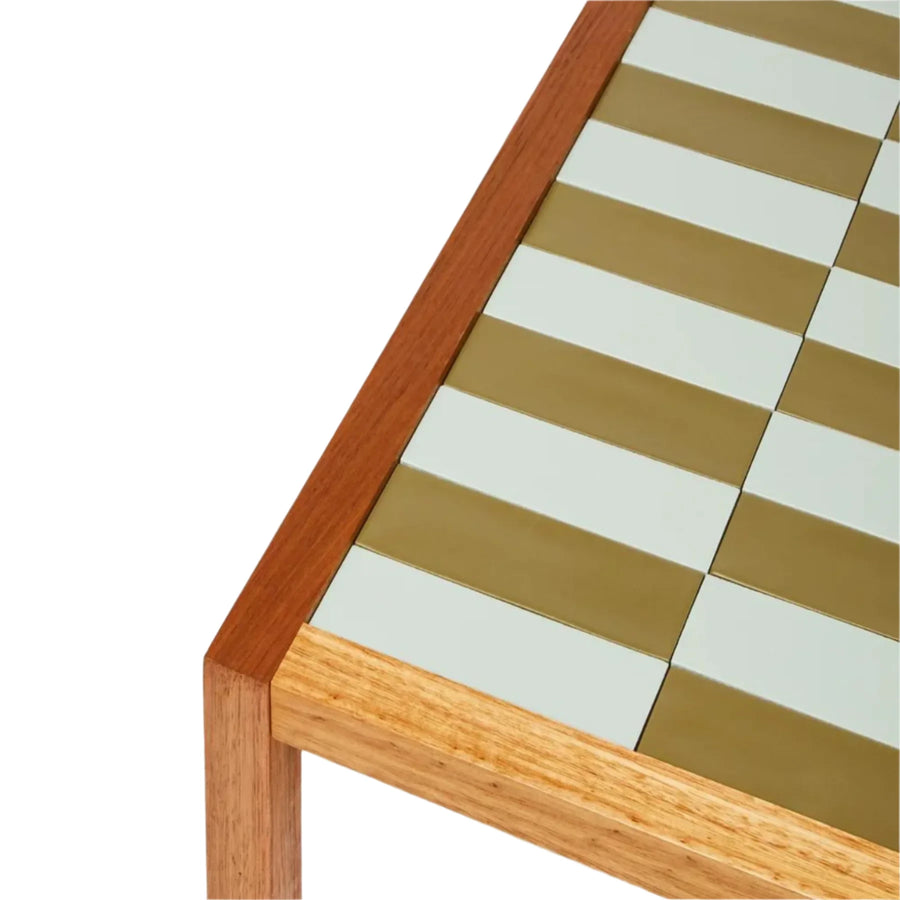 Tiled Coffee Table - Blue Green