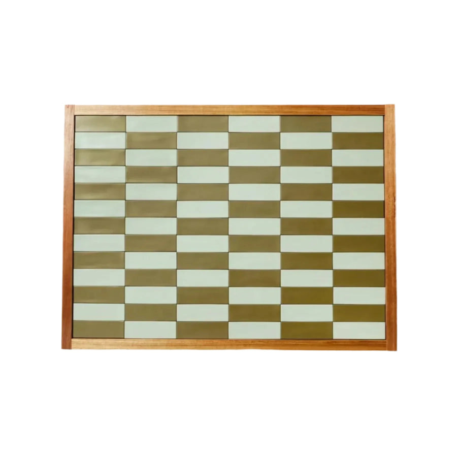 Tiled Coffee Table - Blue Green