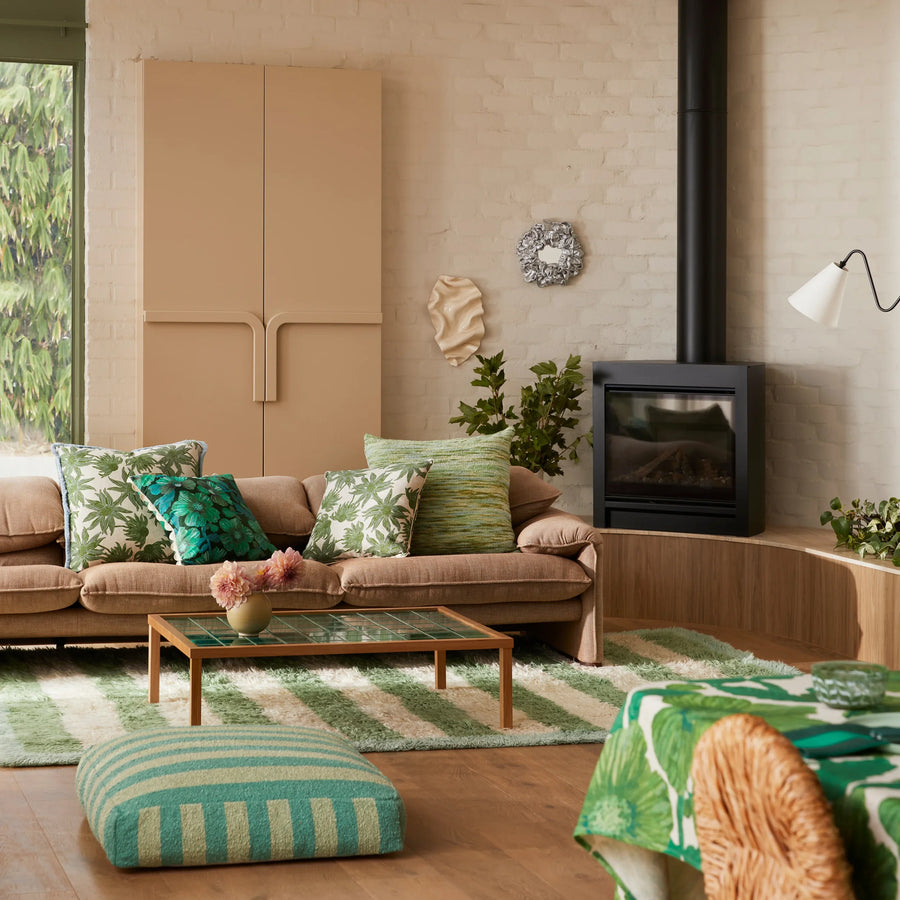 Tiled Coffee Table - Emerald