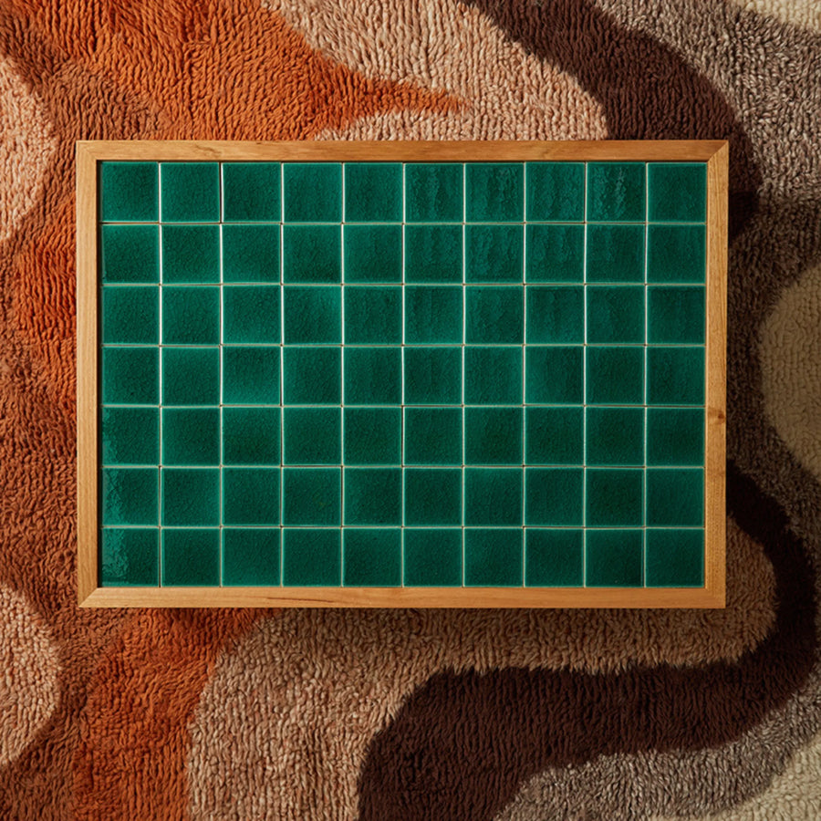 Tiled Coffee Table - Emerald