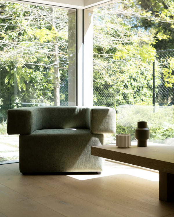 Quirk Armchair - Silex Moss