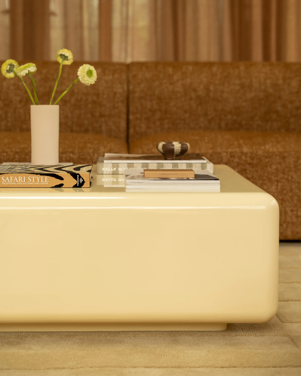 Beam Coffee Table Square - Cream