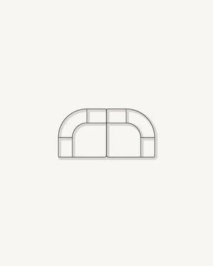 Berg 2 Seater Sofa - Eden Leaf