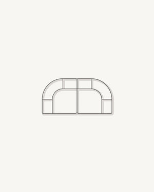 Berg 2 Seater Sofa - Eden Ecru
