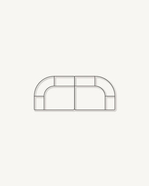 Berg 3 Seater Sofa - Eden Ecru