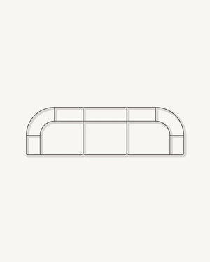 Berg 4 Seater Sofa - Eden Leaf
