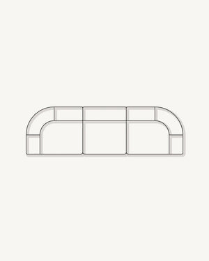 Berg 4 Seater Sofa - Eden Ecru