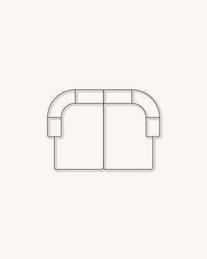 Berg Pit Sofa - Eden Leaf