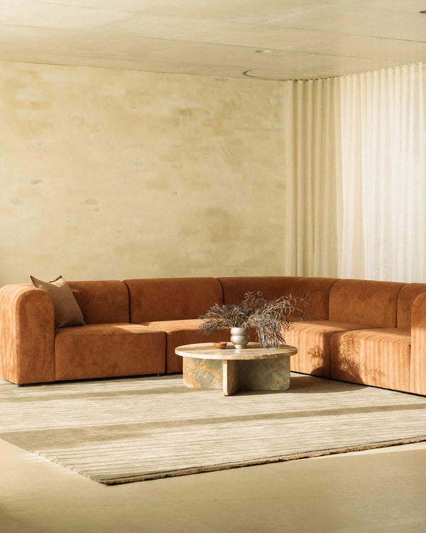 Berg Corner Sofa - Corduroy Cocoa