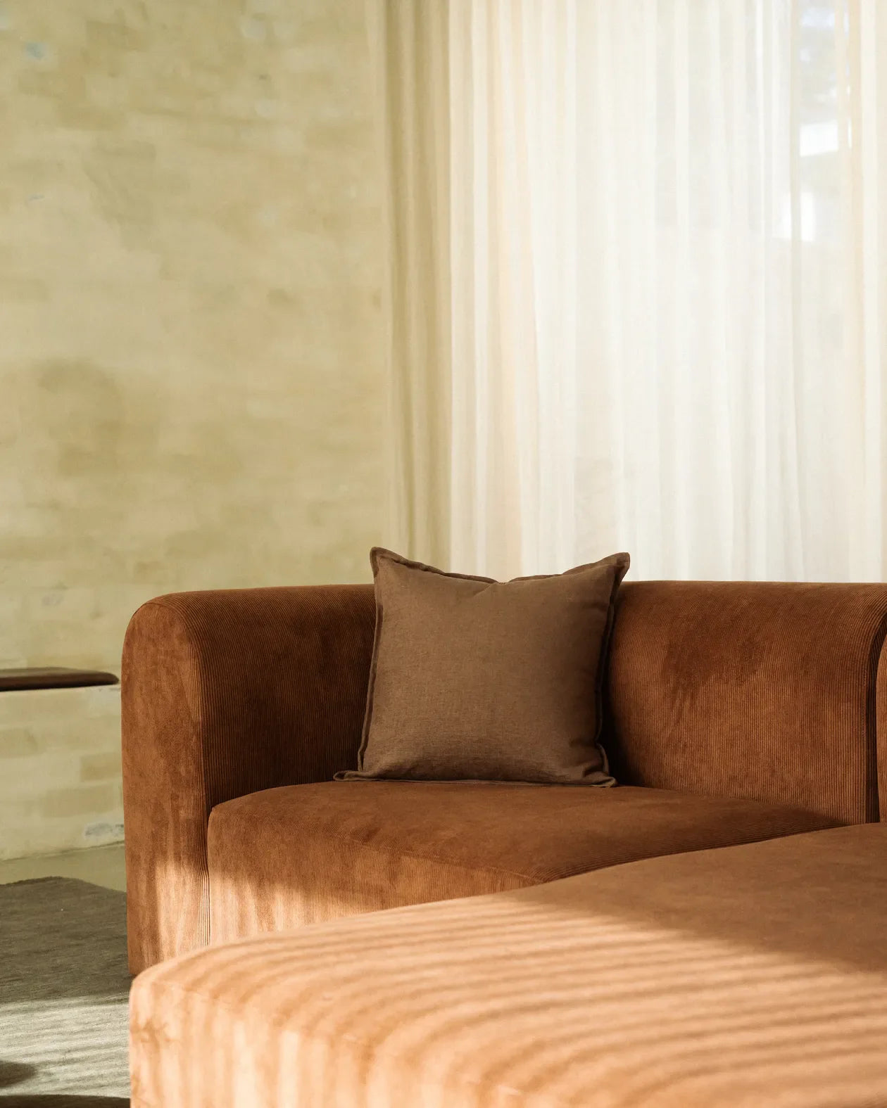 Berg Right Chaise Module - Corduroy Cocoa