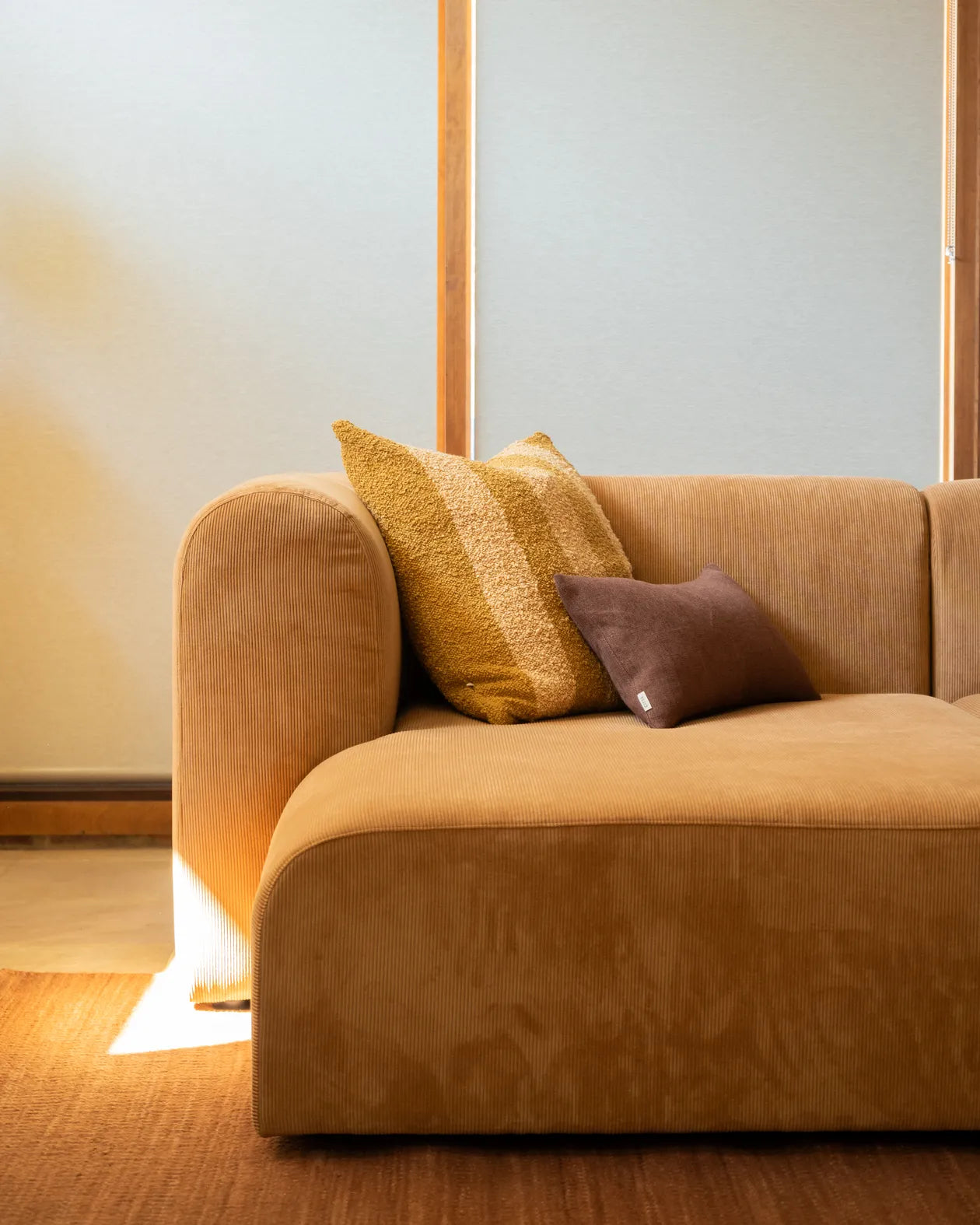 Berg Corner Module - Corduroy Fawn