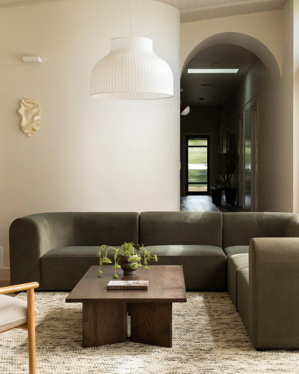 Berg Corner Sofa - Eden Leaf