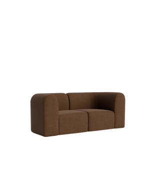 Berg 2 Seater Sofa - Fossil Chocolate