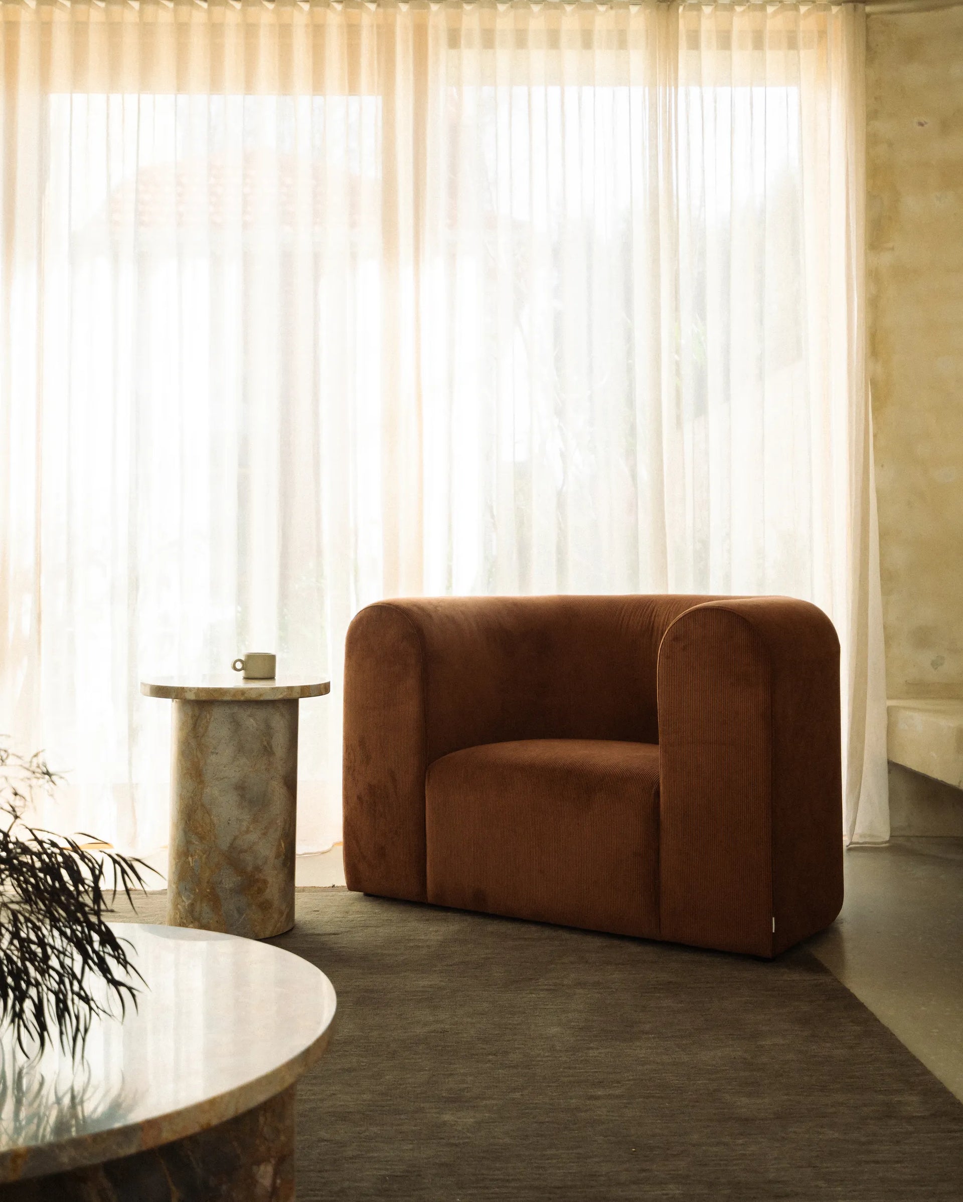 Berg Armchair - Corduroy Cocoa